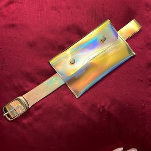 Clear Holographic Belt Fanny Pack